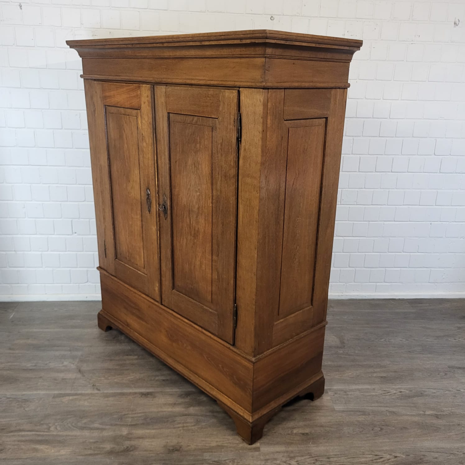 Schrank Kleiderschrank Barock 1780 Eiche – Bild 5