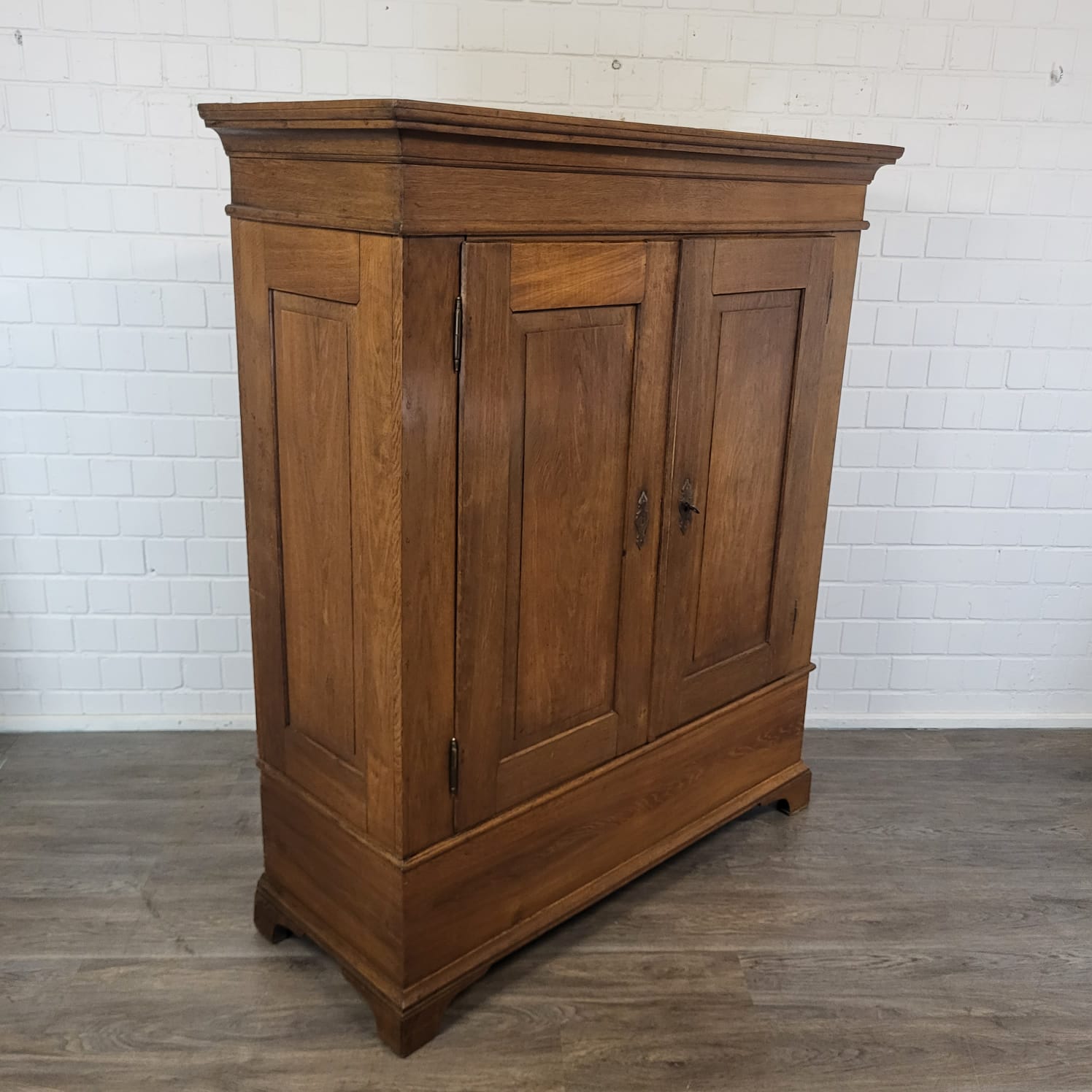 Schrank Kleiderschrank Barock 1780 Eiche – Bild 4