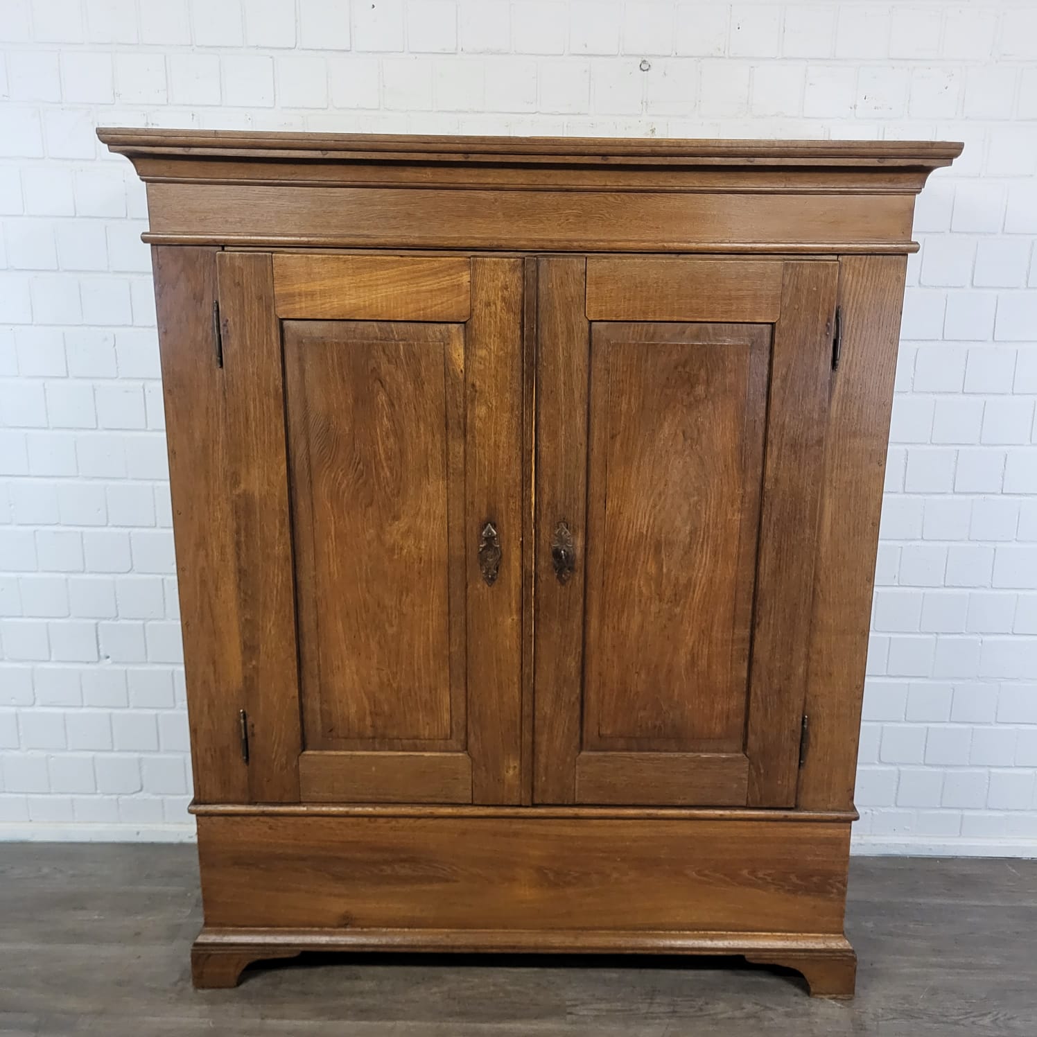 Schrank Kleiderschrank Barock 1780 Eiche – Bild 3
