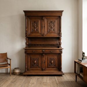 Buffetschrank Schrank Gründerzeit 1880 Nussbaum