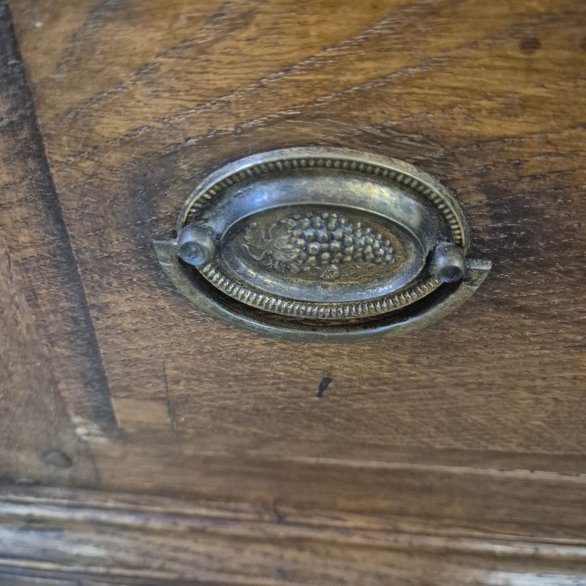 Schrank Kleiderschrank Spätbarock 1810 Eiche – Bild 14