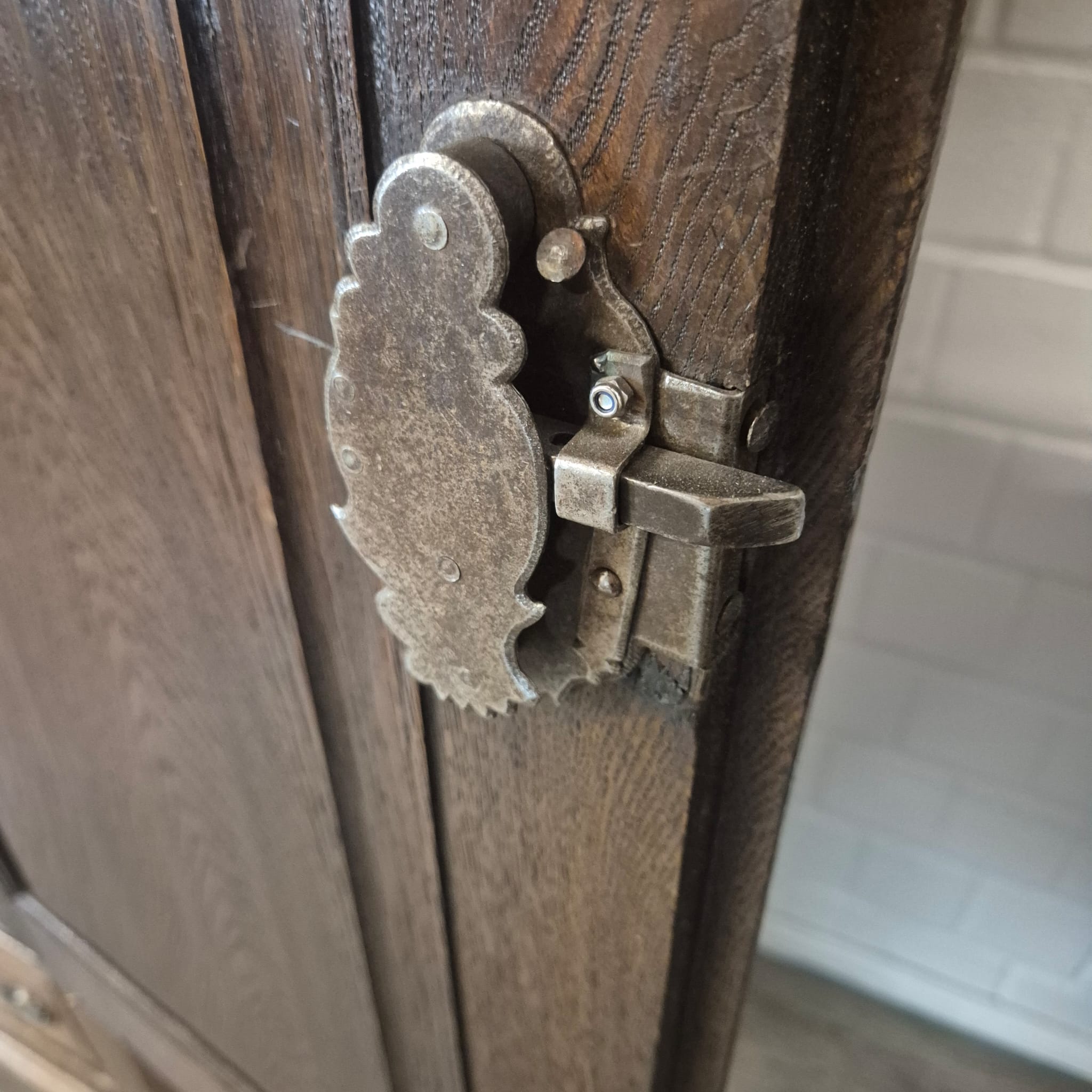 Schrank Kleiderschrank Spätbarock 1810 Eiche – Bild 22
