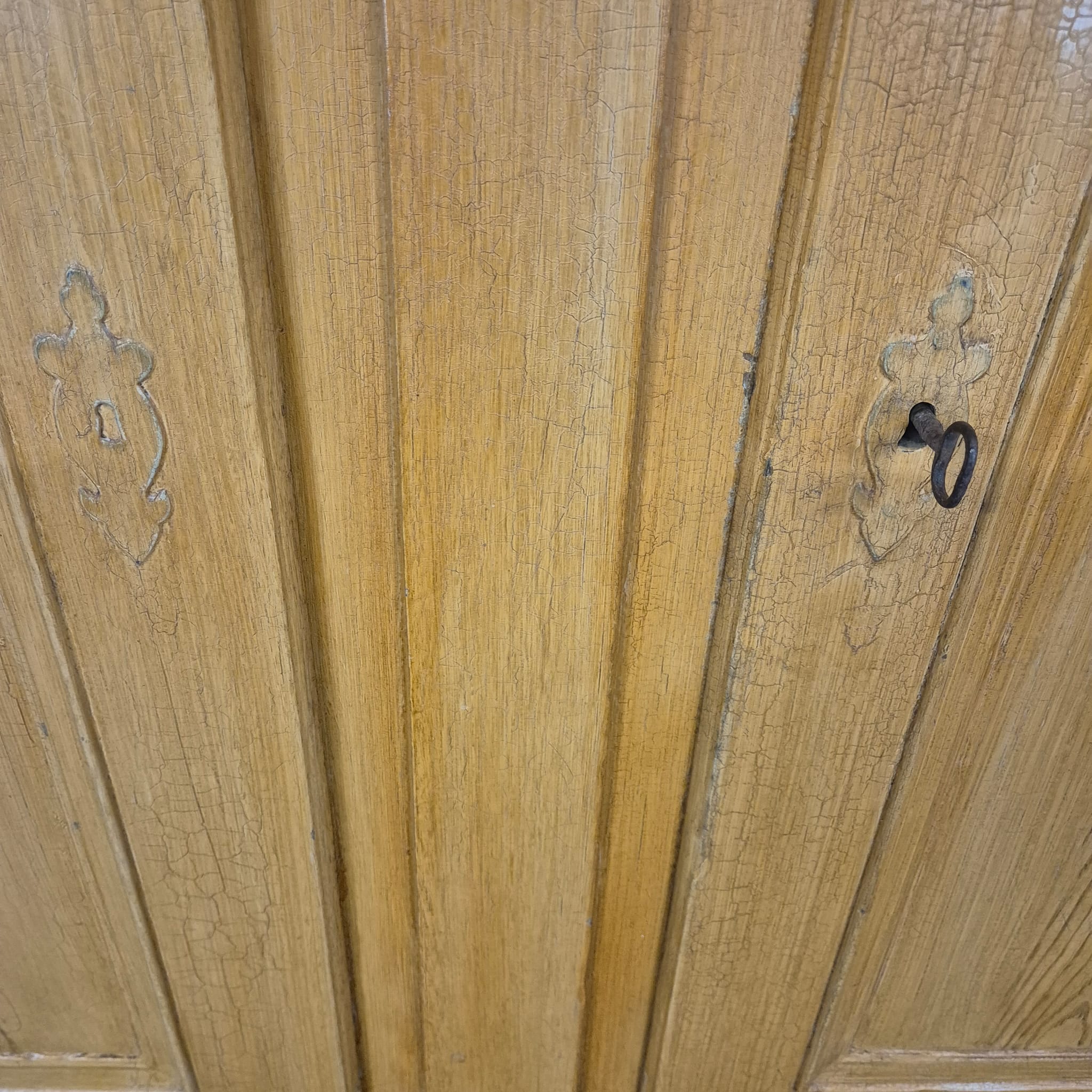 Schrank Kleiderschrank Spätbarock Klassizismus 1780 Eiche – Bild 10