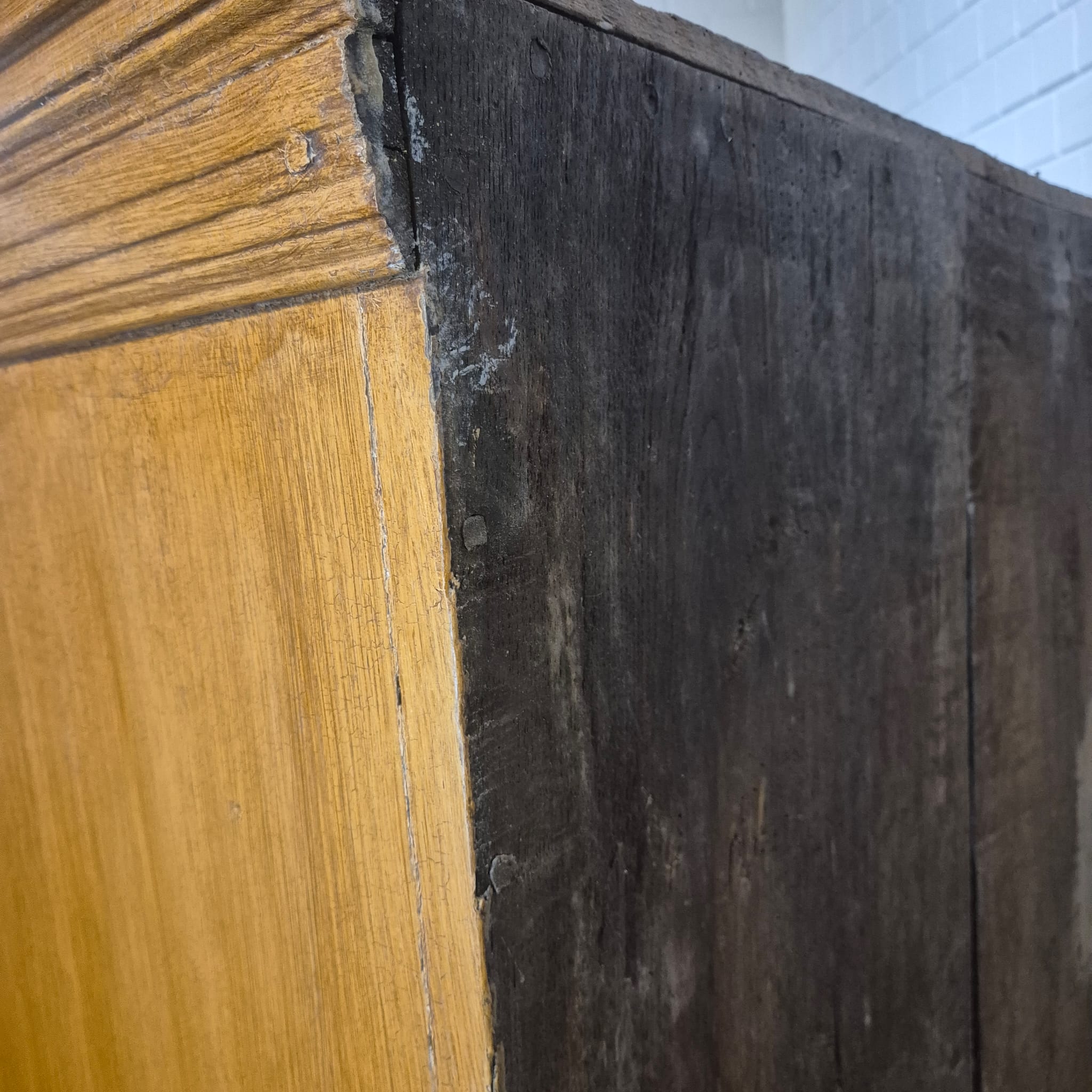 Schrank Kleiderschrank Spätbarock Klassizismus 1780 Eiche – Bild 18