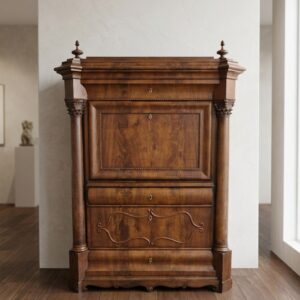 Sekretär Biedermeier 1840 Mahagoni