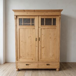 Schrank Kleiderschrank Jugendstil 1910 Kiefer
