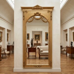 Wandspiegel Barockstil Gold 1,15 m x 2,35 m
