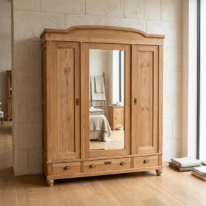 Schrank Kleiderschrank Jugendstil 1910 Kiefer