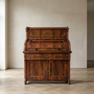 Sekretär Schreibtisch Stehpult Biedermeier 1860 Mahagoni