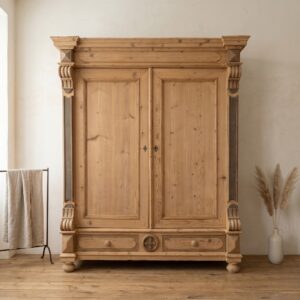 Kleiderschrank Dielenschrank Gründerzeit 1880 Kiefer