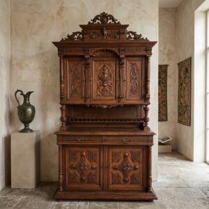 Buffetschrank Schrank Gründerzeit 1880 Eiche