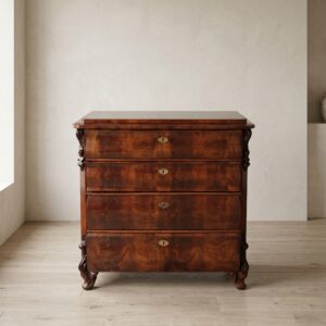Kommode Biedermeier 1850 Mahagoni