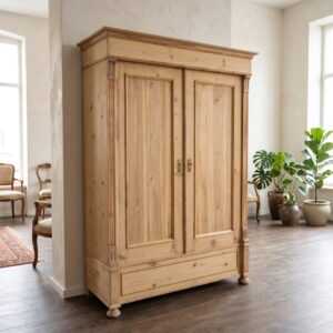 Schrank Kleiderschrank Jugendstil 1900 Kiefer