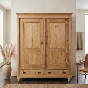 Schrank Kleiderschrank Jugendstil 1900 Kiefer