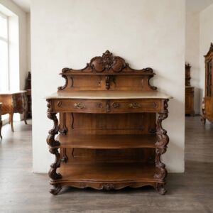 Anrichte Buffetschrank Historismus 1860 Nussbaum