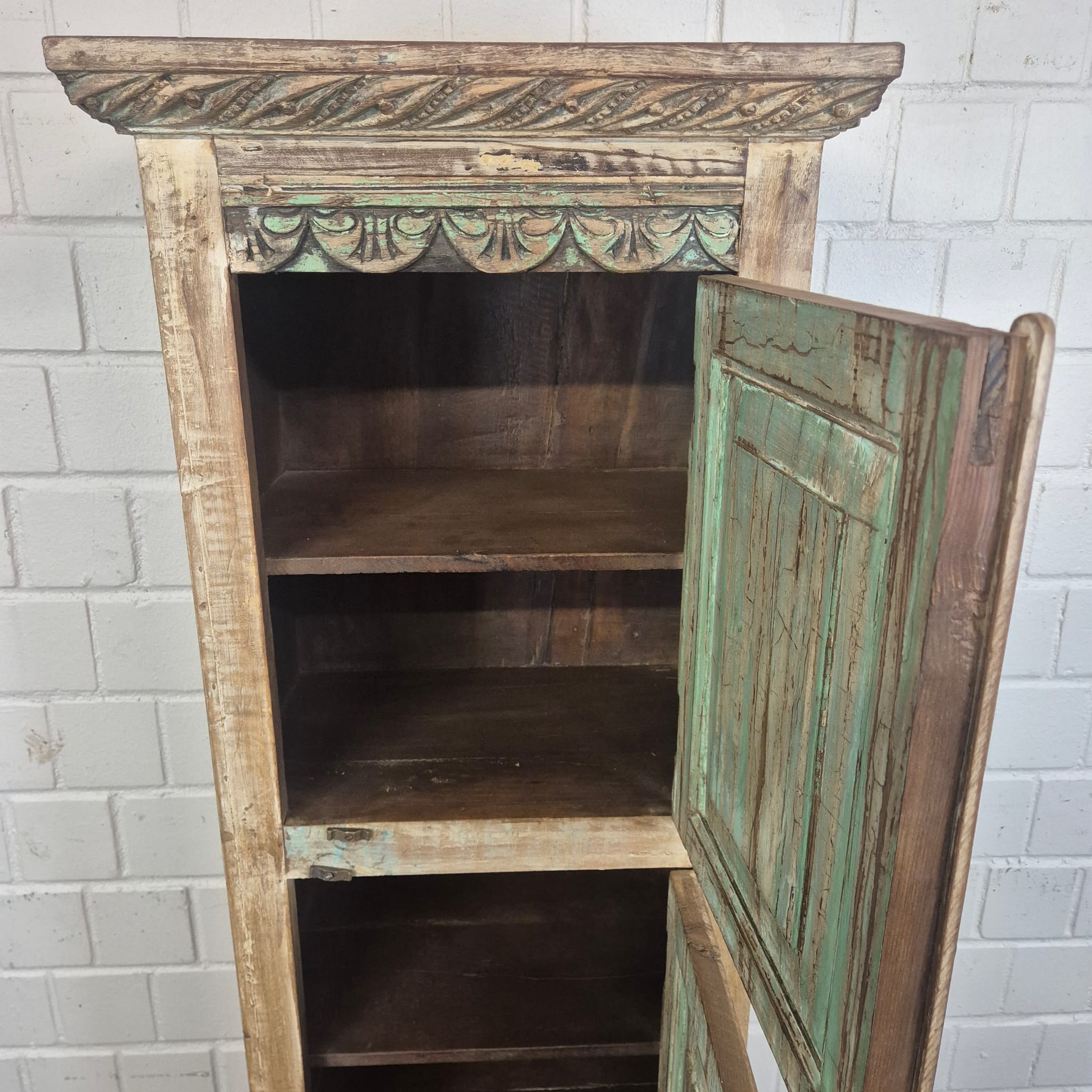 Schrank Beistellschrank Teakholz 0,53 m – Bild 14