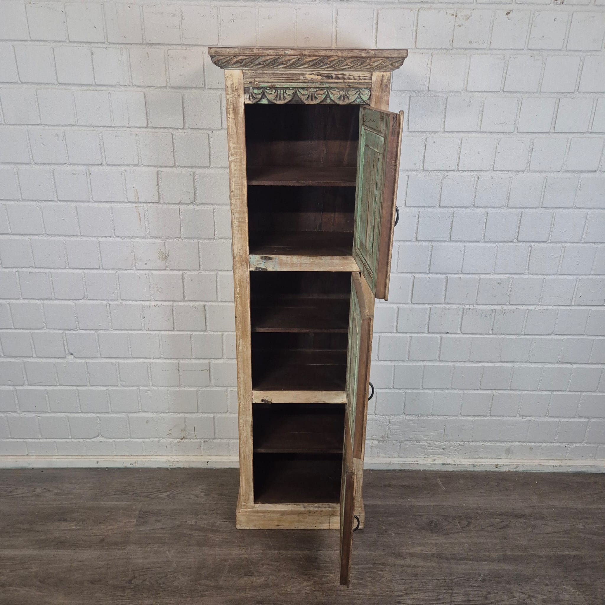Schrank Beistellschrank Teakholz 0,53 m – Bild 13