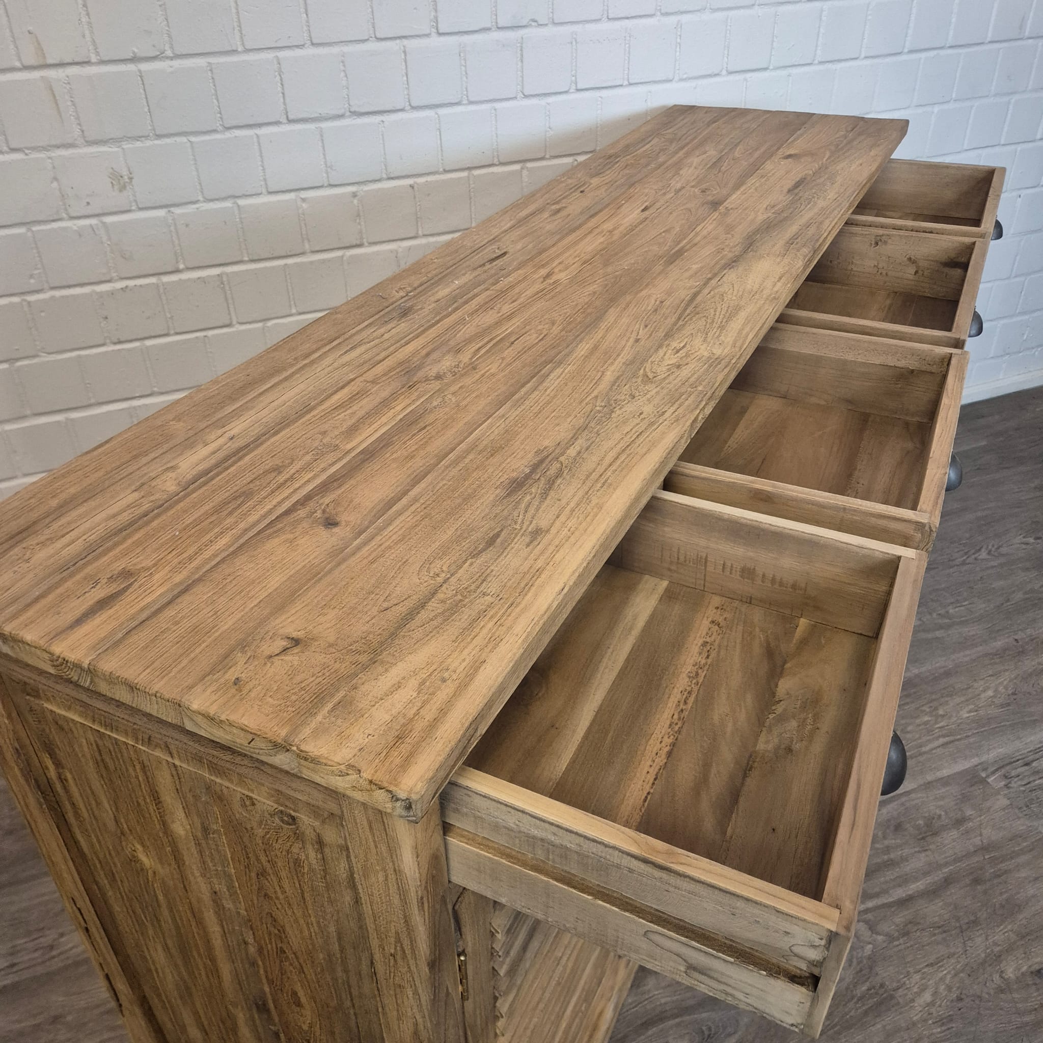Anrichte Sideboard Louvre Teakholz 1,90 m – Bild 11