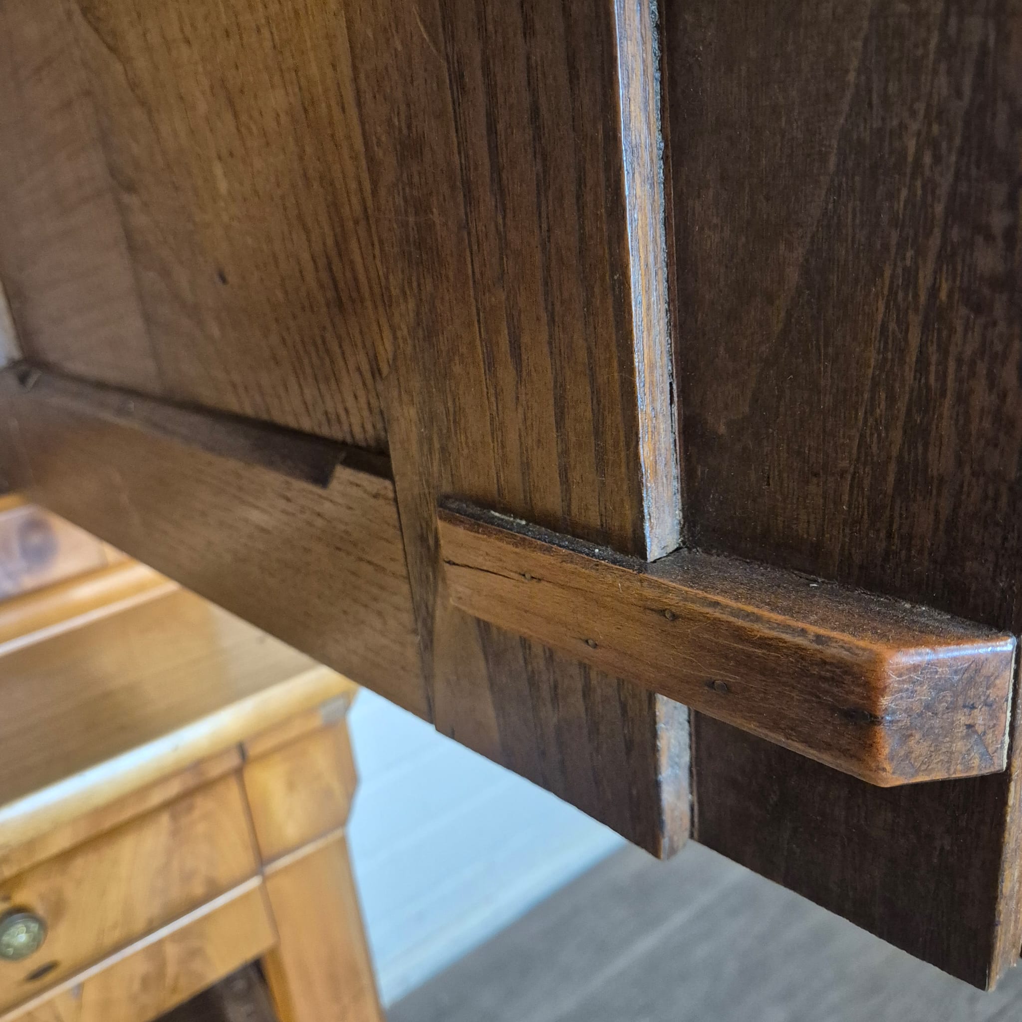 Aufsatzschrank Spätbiedermeier 1850 Kirschbaum – Bild 22