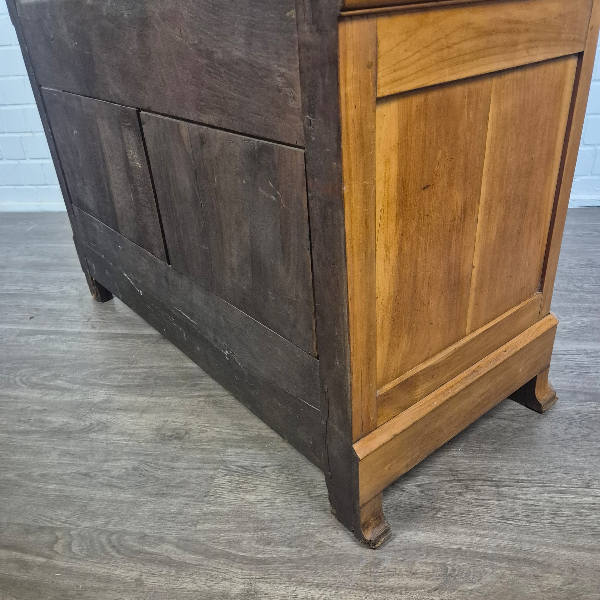 Aufsatzschrank Spätbiedermeier 1850 Kirschbaum – Bild 27