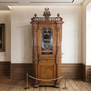 Symphonion Musik-Automat Stand-Spieluhr Gründerzeit 1895 Eiche