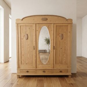 Schrank Kleiderschrank Jugendstil 1900 Kiefer