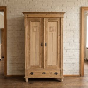 Schrank Kleiderschrank Jugendstil 1900 Kiefer