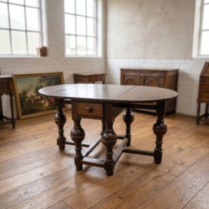 Klapptisch Gateleg-Tisch Historismus 1800 Eiche