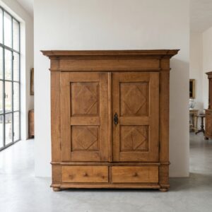 Kleiderschrank Biedermeier 1830 Eiche