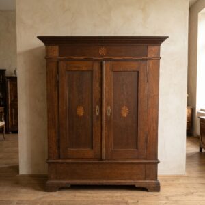 Kleiderschrank Aussteuerschrank Biedermeier 1840 Eiche