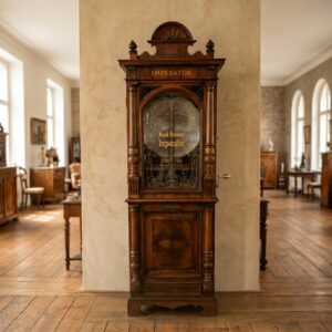 Imperator Musik-Automat Stand-Spieluhr Gründerzeit 1890 Nussbaum