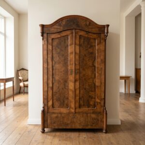 Dielenschrank Kleiderschrank Louis Philippe 1860 Nussbaum