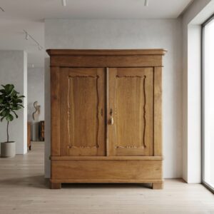 Kleiderschrank Spätbiedermeier 1840 Eiche
