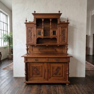 Buffetschrank Schrank Jugendstil 1900 Nussbaum