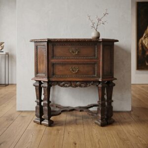 Kommode Neorenaissance 1900 Nussbaum
