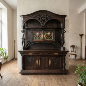 Buffetschrank Schrank Jugendstil 1900 Eiche