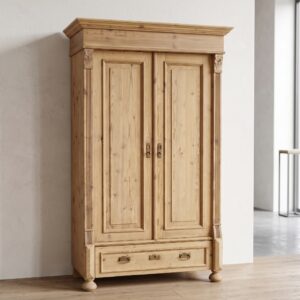 Schrank Kleiderschrank Jugendstil 1900 Kiefer