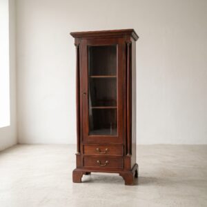 Sammlervitrine Beistellschrank Neo-Empire Mahagoni