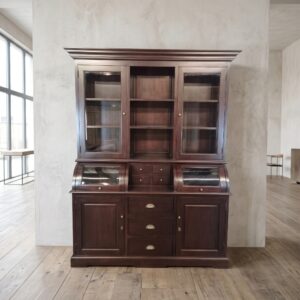 Vitrine Bücherschrank Mahagoni 1,67 m
