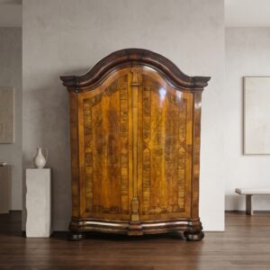 Kleiderschrank Dielenschrank Barockstil 1880 Nussbaum