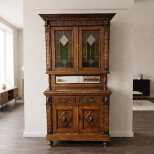 Buffetschrank Schrank Gründerzeit 1880 Eiche