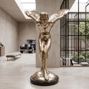Skulptur „Spirit of Ecstasy“ Rolls-Royce Stil Bronze 1,75 m