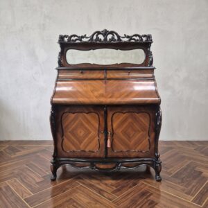 Schrägklappensekretär Damensekretär Neorokoko 1860 Palisander