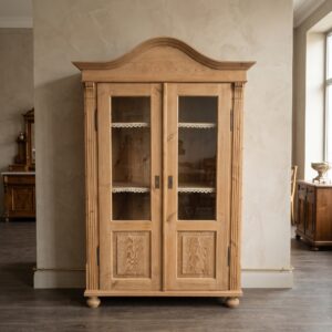 Bücherschrank Vitrine Gründerzeit 1880 Kiefer