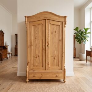 Kleiderschrank Schrank Louis Philippe 1860 Kiefer