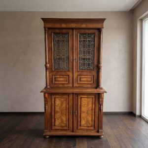 Kanzleischrank Kontorschrank Gründerzeit 1880 Nussbaum