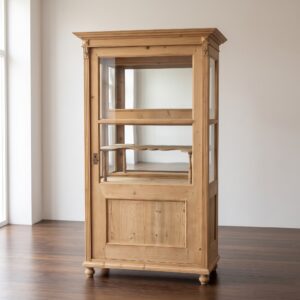 Vitrine Sammlerschrank Gründerzeit 1880 Kiefer