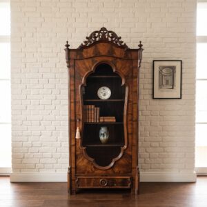 Vitrine Geschirrschrank Louis Philippe 1870 Mahagoni
