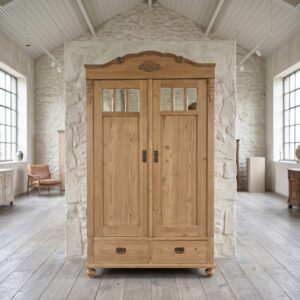 Schrank Kleiderschrank Jugendstil 1900 Kiefer