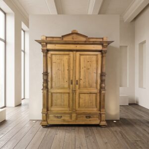 Kleiderschrank Dielenschrank Gründerzeit 1880 Kiefer